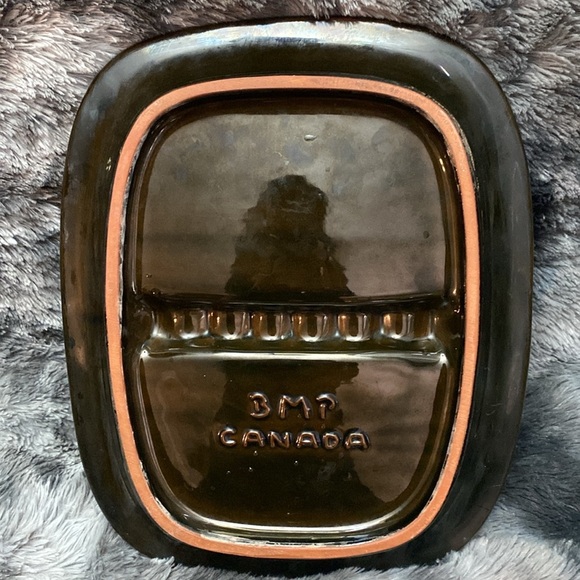 Rare and unique Green Blue Mountain  Ceramic Ashtrays set of 3 - Picture 4 of 16